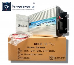 INVERSOR DE VOLTAJE 36VDC/220VAC 500W PSW